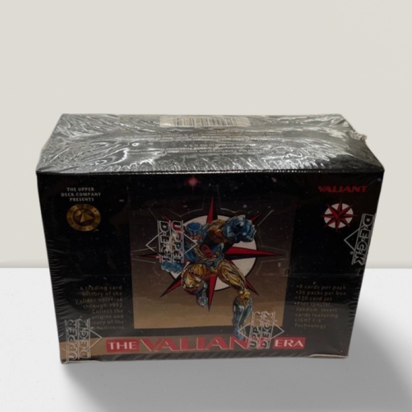 1993 Upper Deck The Valiant Era Comic Sealed Box - 36 Packs Per Box - Picture 1 of 1